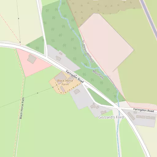 Map of Gozzard's Ford