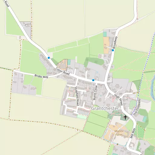 Map of Grantchester