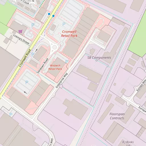 Map of Great Boleness Field