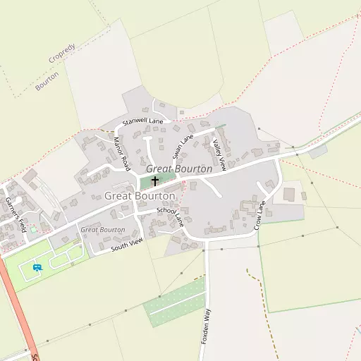 Map of Great Bourton