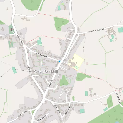Map of Great Brickhill