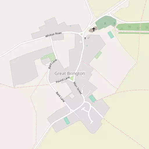 Map of Great Brington