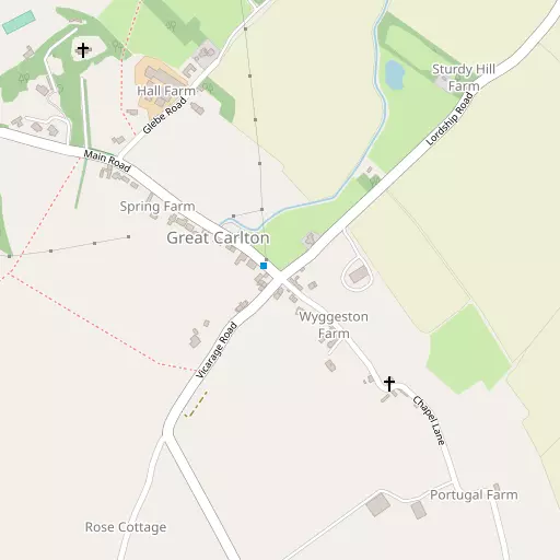 Map of Great Carlton