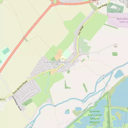 Map of Great Doddington