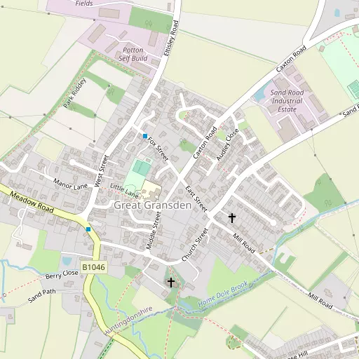 Map of Great Gransden