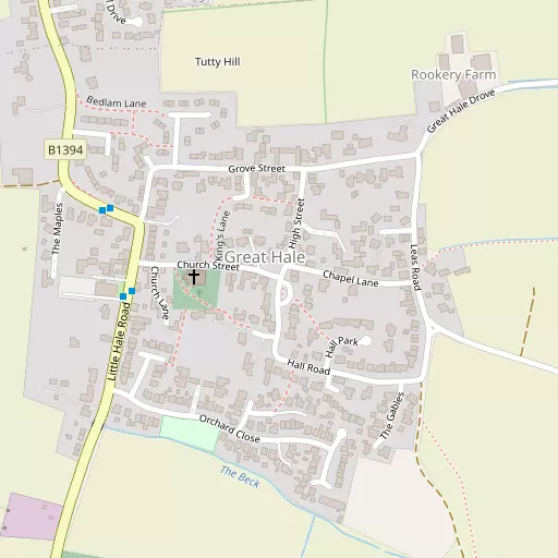 Map of Great Hale
