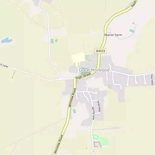 Map of Great Horwood