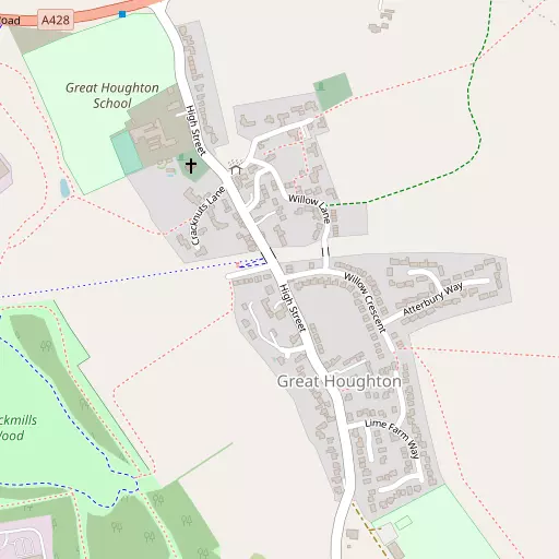 Map of Great Houghton