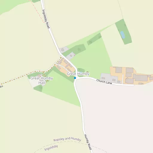 Map of Great Humby