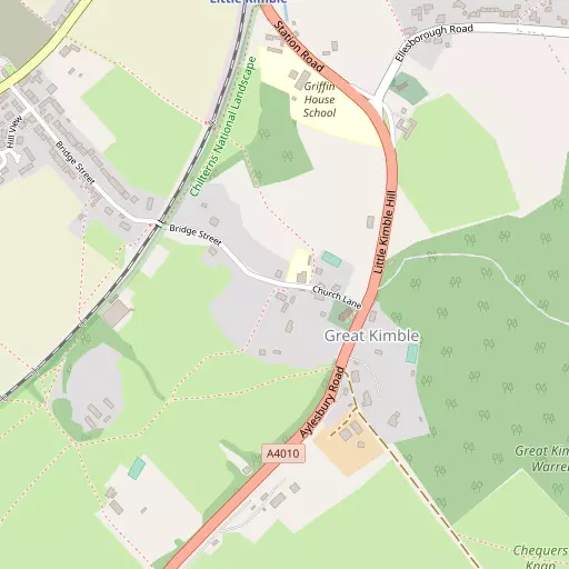 Map of Great Kimble