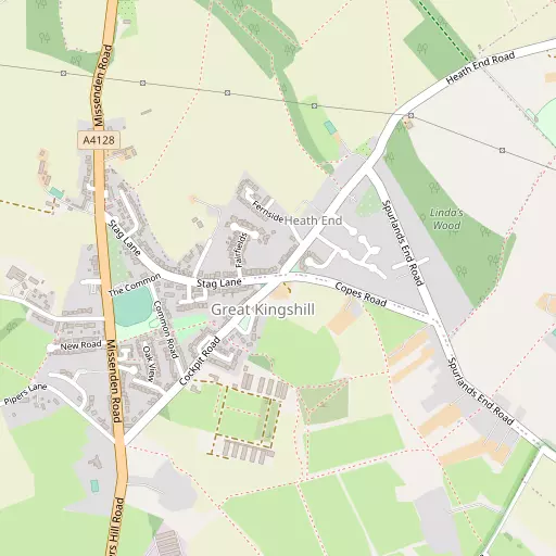 Map of Great Kingshill