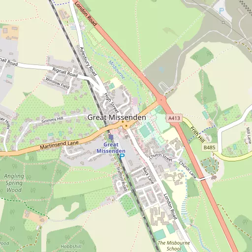 Map of Great Missenden