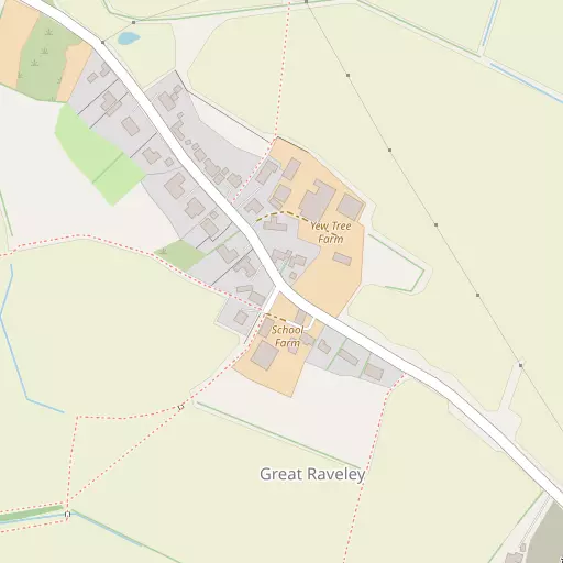 Map of Great Raveley