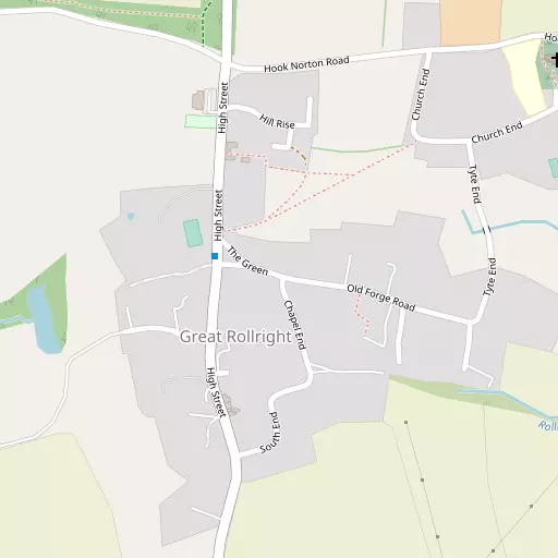 Map of Great Rollright