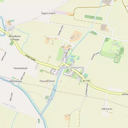 Map of Great Steeping