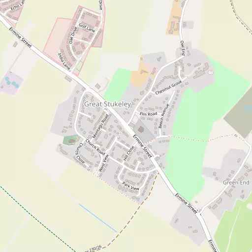 Map of Great Stukeley