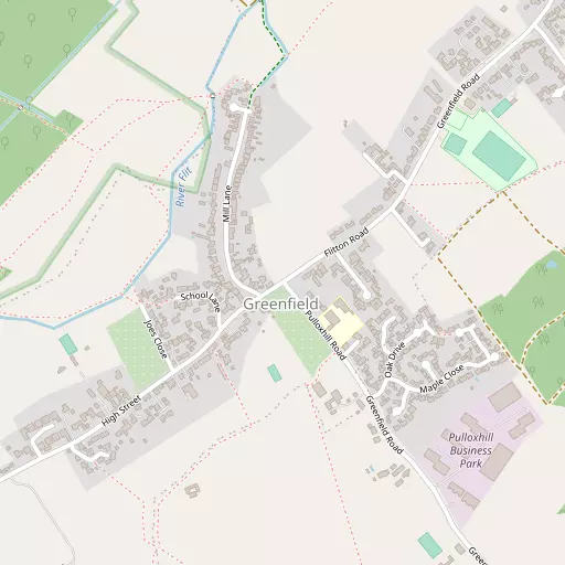 Map of Greenfield