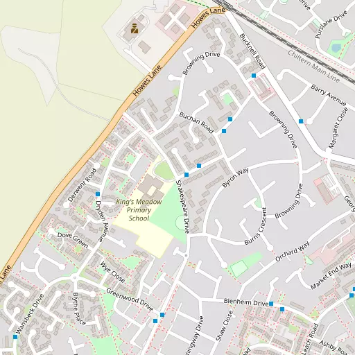Map of Greenwood