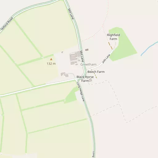 Map of Greetham