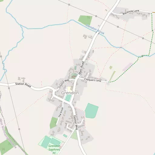 Map of Grendon