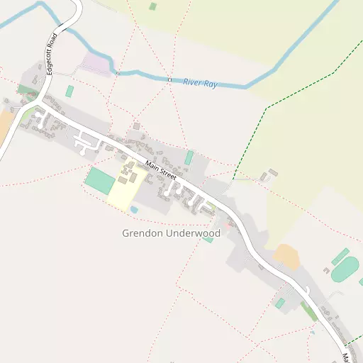 Map of Grendon Underwood