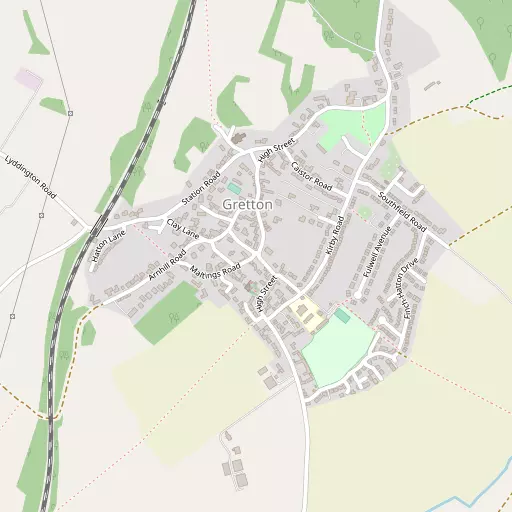 Map of Gretton