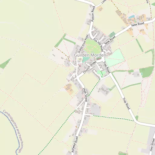 Map of Guilden Morden