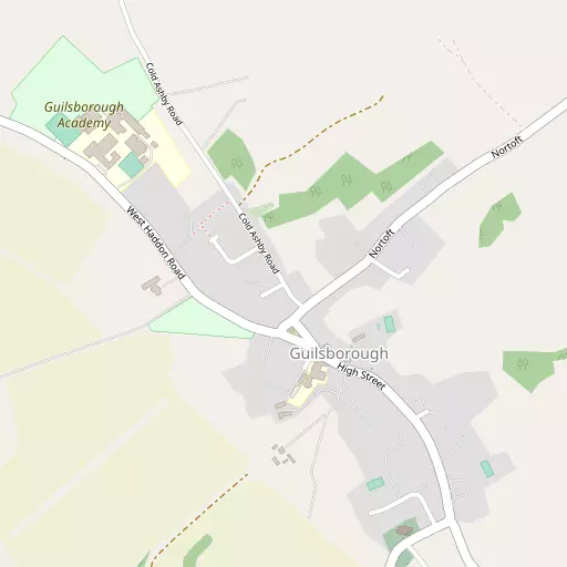 Map of Guilsborough