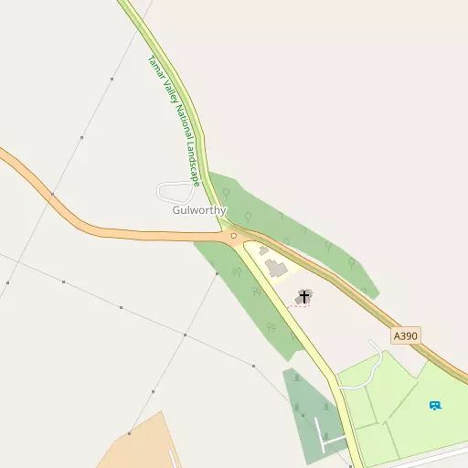 Map of Gulworthy