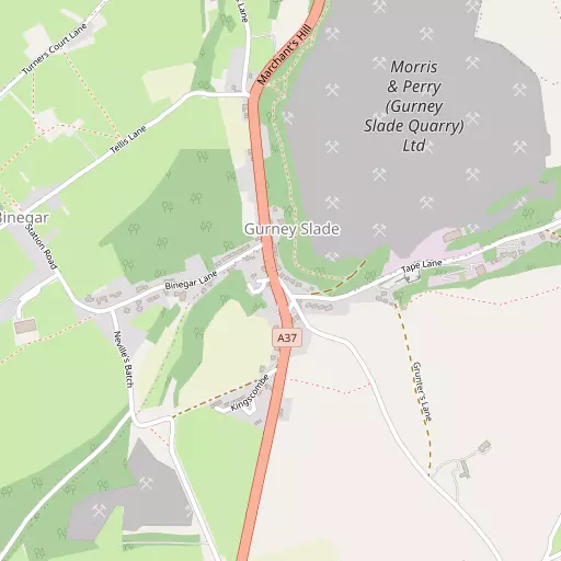 Map of Gurney Slade