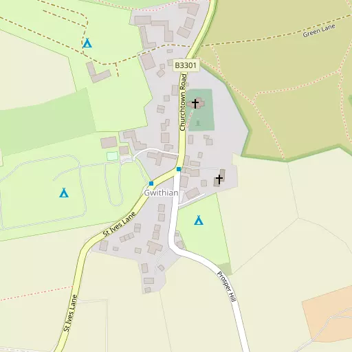 Map of Gwithian