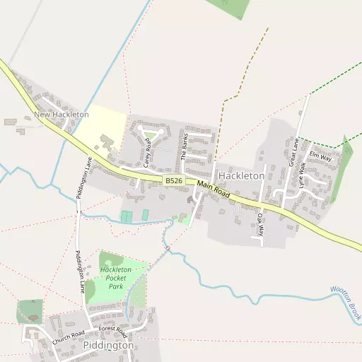 Map of Hackleton