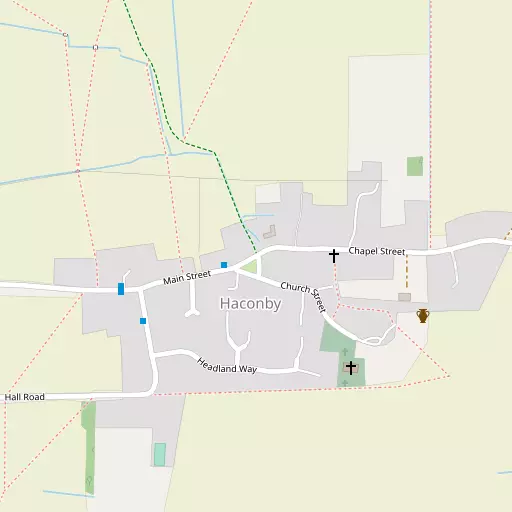 Map of Haconby
