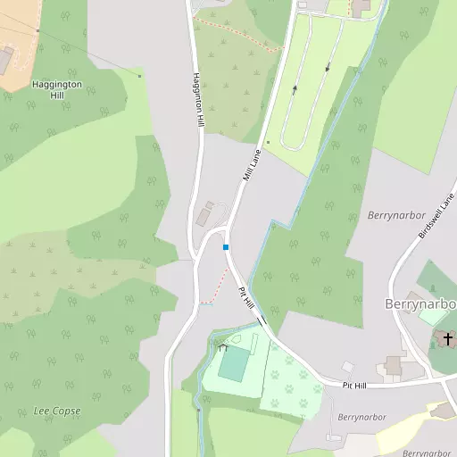 Map of Hagginton Hill