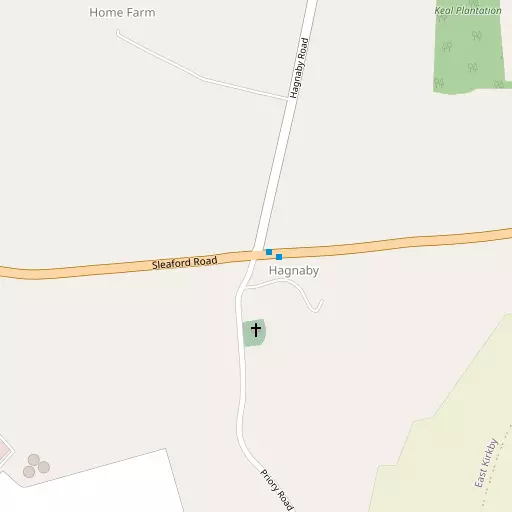 Map of Hagnaby