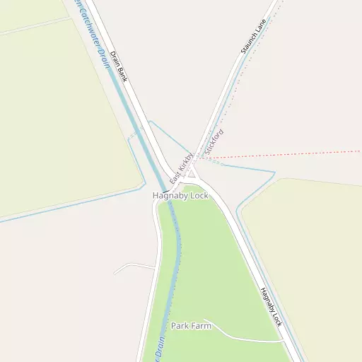 Map of Hagnaby Lock