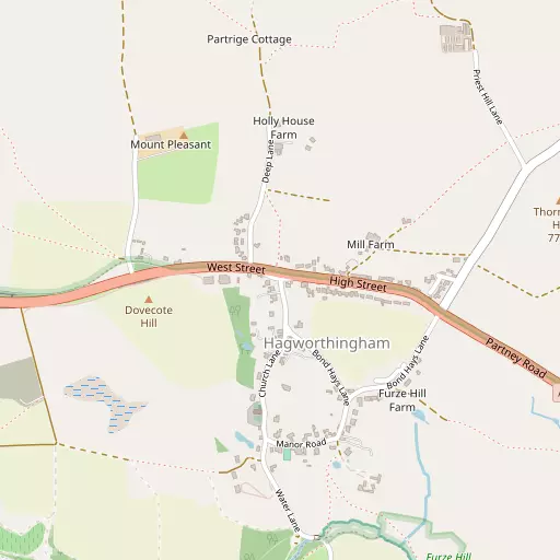 Map of Hagworthingham
