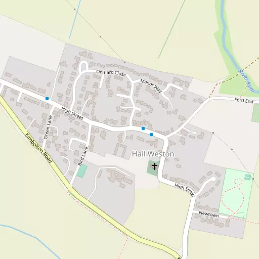 Map of Hail Weston