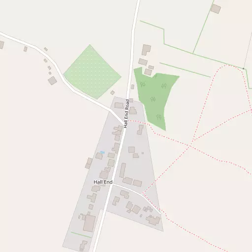 Map of Hall End