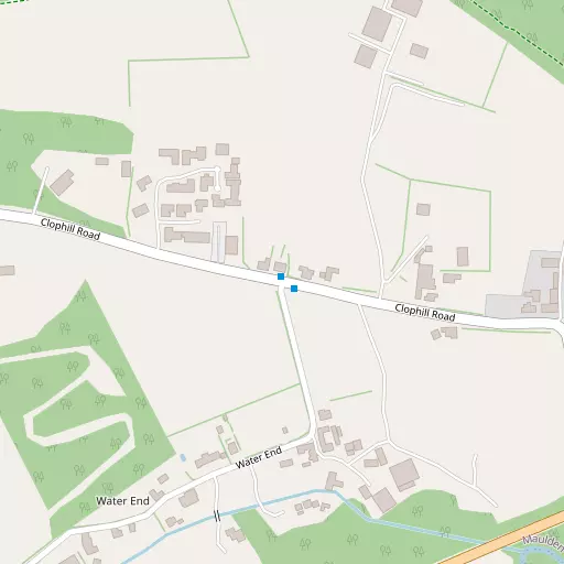 Map of Hall End