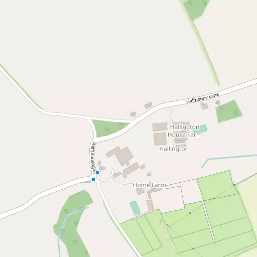 Map of Hallington