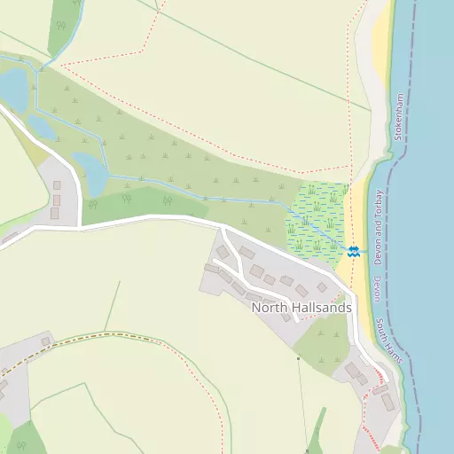 Map of Hallsands