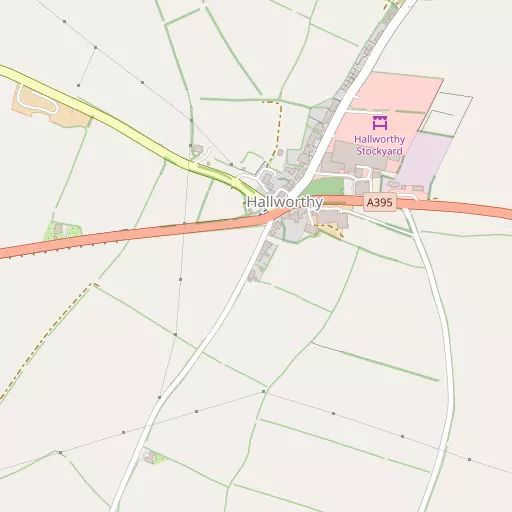 Map of Hallworthy