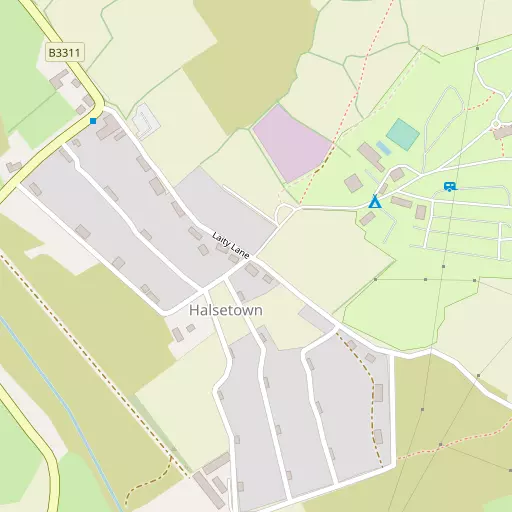 Map of Halsetown