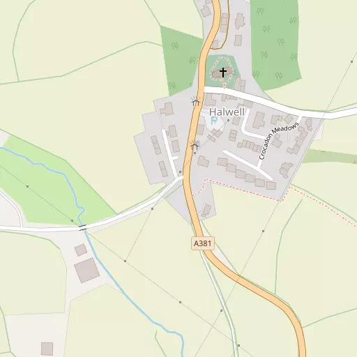 Map of Halwell