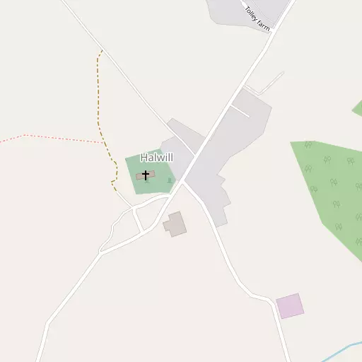 Map of Halwill