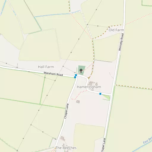 Map of Hameringham