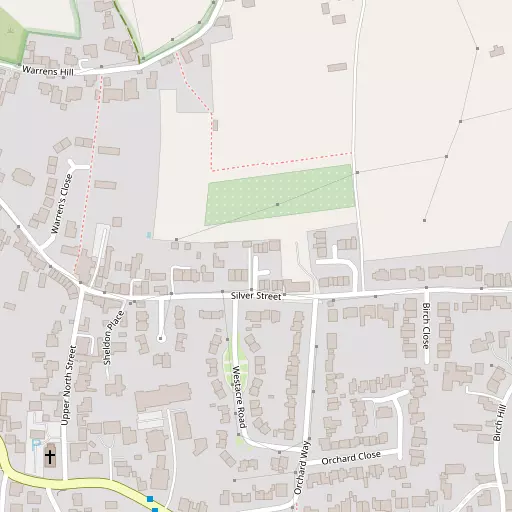 Map of Hamfield