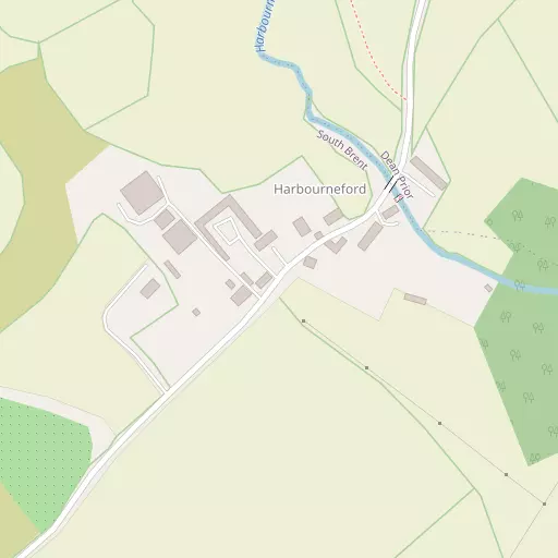 Map of Harbourneford