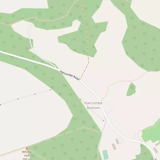 Map of Harcombe Bottom